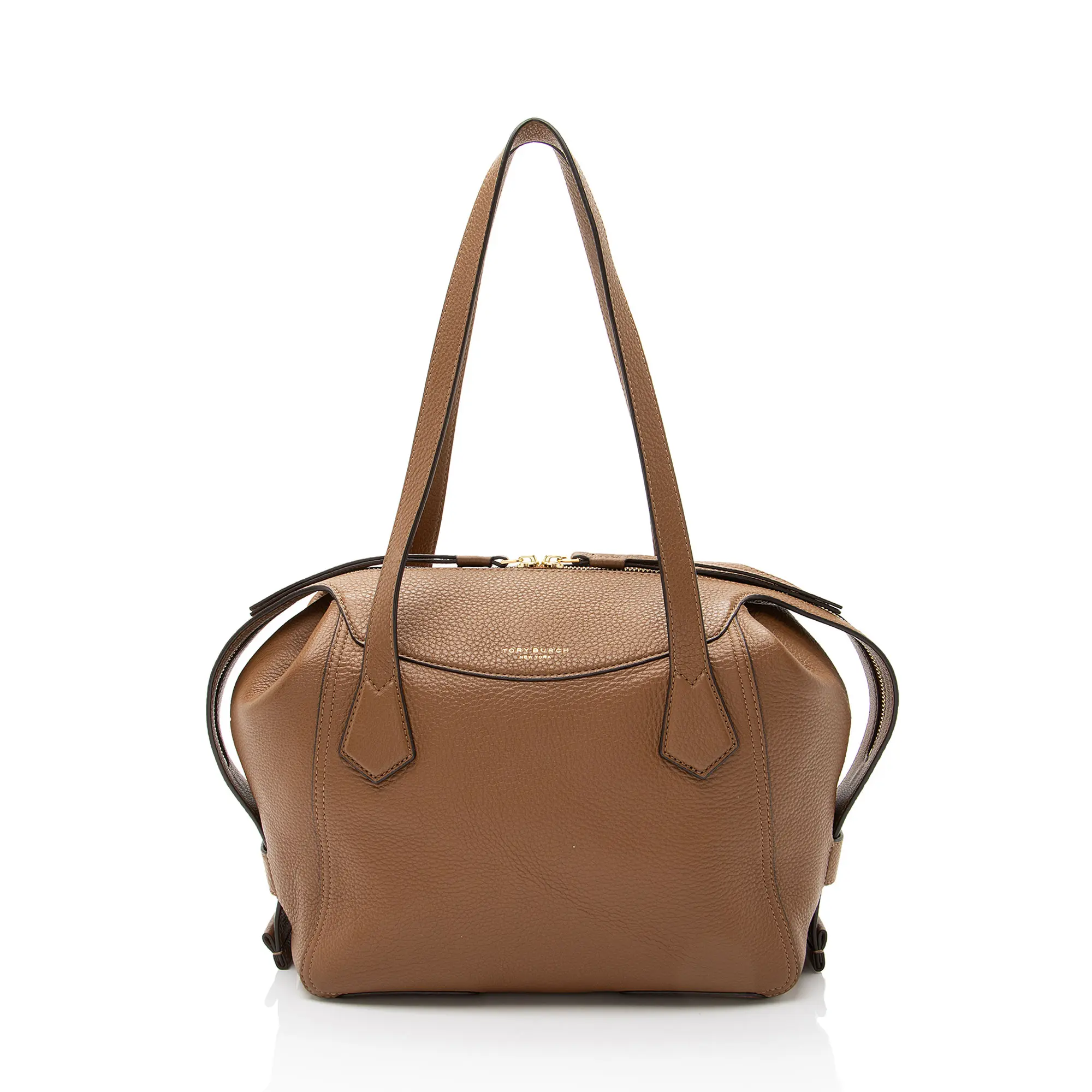 Pre-owned Tory Burch Leather Shoulder Bags Perry Medium Satchel