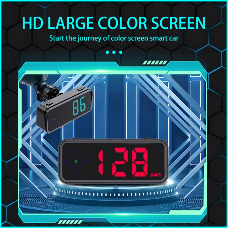 Digital Speedometer GPS HUD Universal All Cars Head Up Display Vehicle Speed Compass MPH KMH Speed Plug and Play dash cam