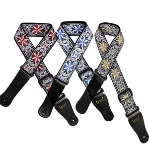 Irin Guitar Strap Adjustable Textile Guitar Strap Multi Color Guitar Strap for Bass Acoustic Electric Guitar Accessories Parts