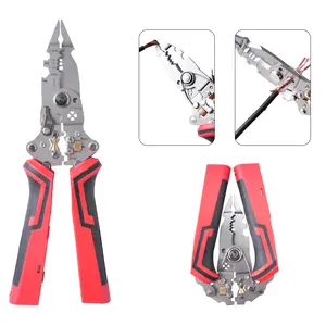 Electrical Testing Tool (24V–220V)，Electrician's Tools，Multifunctional Pliers, Wire Strippers, Home Repair Tools，Features gripping, wire stripping, winding, and wire splitting functions. Electrician Multi-Function，tools and gadgets for him automechanic