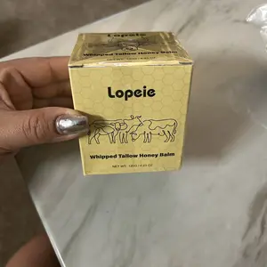 Product Review of Lopeie Whipped Grass-Fed Beef Tallow Honey Balm - 4 Oz,Moisturizing Cream for Soft, Smooth Skin - Handmade All-Natural Moisturizer - Lavender from T** ❤** B**a **