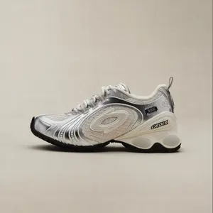 OLD ORDER Turbo GT Casual Sneakers for Women & Men, Glacier White Platform Athletic Shoes, Height Increasing Fashion Sneakers for Everyday Wear