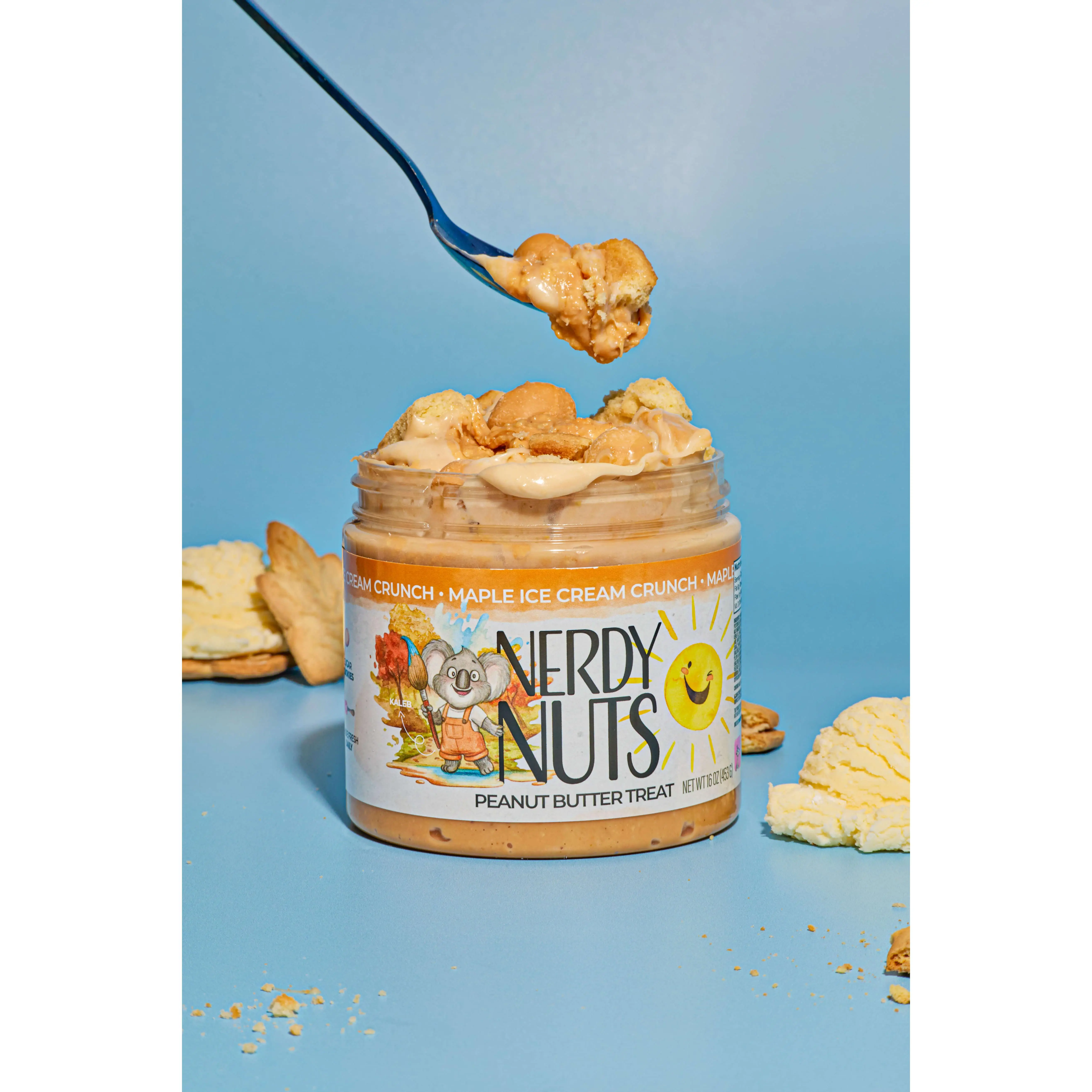 Maple Ice Cream Crunch Peanut Butter Treat