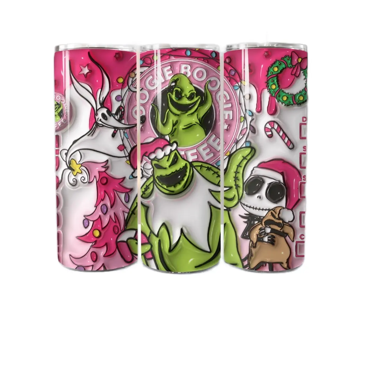 Pink Xmas Oogie Tumbler