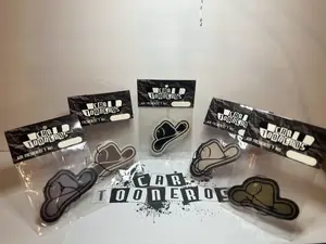 3 pcs Sombrero de Lado Air Freshener Black Ice Scent