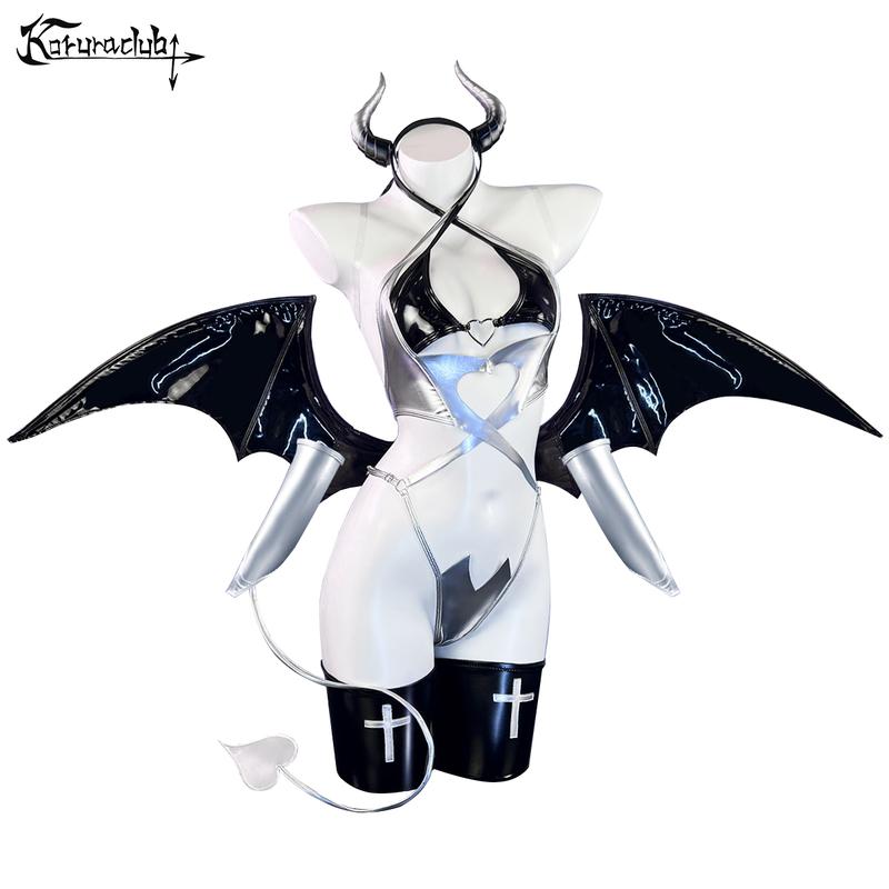 2026 Hottest Picks 6-Piece Seductive Succubus Cosplay Lingerie Valentine's Day Koruraclub Devil of Lust Costume KO69 2026 Hottest Picks 6-Piece Seductive Succubus Cosplay Lingerie Valentine's Day Koruraclub Devil of Lust Costume KO69