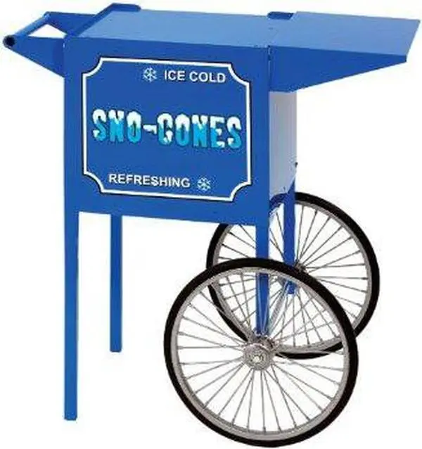 Paragon - Manufactured Fun Small Sno Cone Cart in Blue