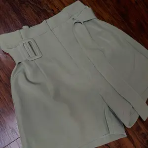 Classy Dress Shorts With Belt Breathable Soft Womenswear Bottom Chic Cloth Adjustable