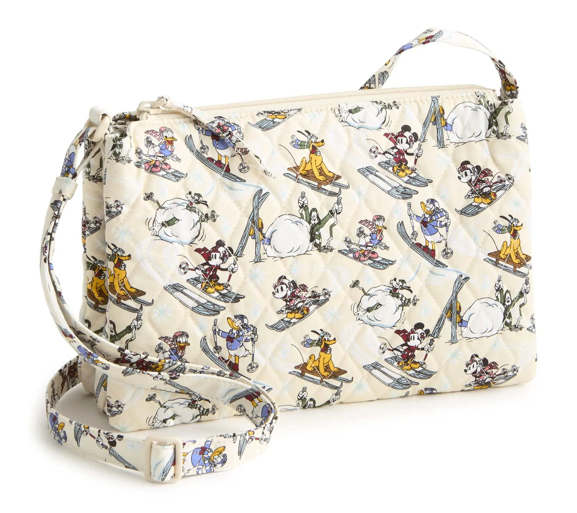 Vera Bradley Disney Downhill Skiing Mickey Foxbury Crossbody