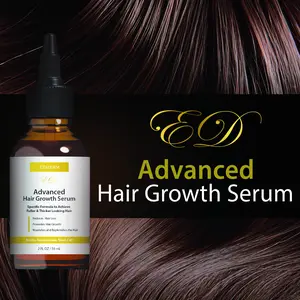 ETADERM Hair Growth Serum – Biotin, Keratin & Organic Extracts – Boosts Volume, Reduces Thinning, Strengthens Roots – For Thicker, Healthier Hair – Men & Women