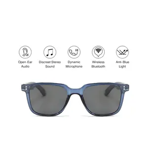 Lensly Bluetooth Auto Color Change Smart Glasses Magnetic Metal Photochromic Lenses Wireless Audio Dust-Resistant Mesh Lightweight Wireless Aesthetic Wearable