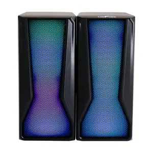 beFree Sound Color LED Dual Gaming Speakers