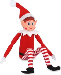 Christmas Decor Novelty Long Bendy Naughty Christmas Decor Doll | 12 Inches