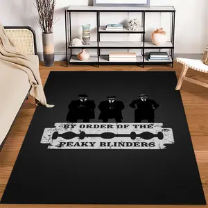 Peaky Blinders 11 Anime Print Rug, suitable for home, living room, bedroom, or under office chairs; a perfect holiday gift for family and friends; a Christmas decorative rug.