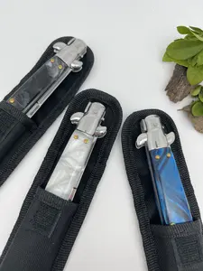 Outdoor folding knife, pocket knife, three colors to choose, for kitchen, camping, hiking, gift