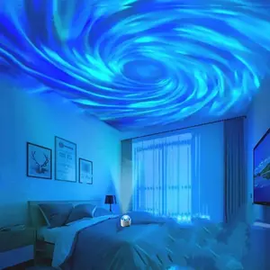Aurora Projector Night Light, Led Nebula Projector, USB Plug-in Atmosphere Lamp, Remote Control Starry Sky Night Light for Gaming Room, Perfect Birthday Gift for Kids and Teens
