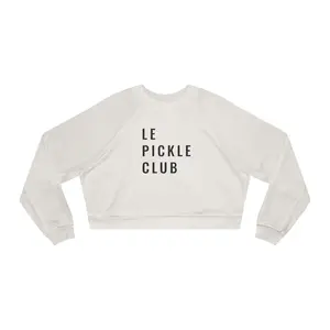 Originals Crop Crewneck | Fleece Cotton