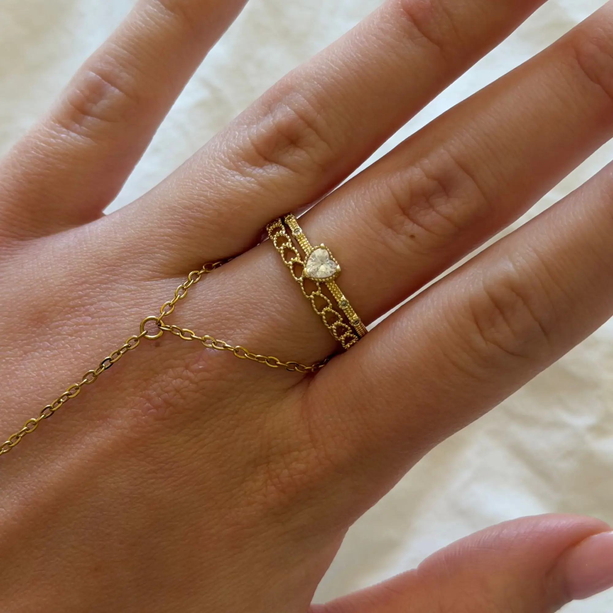 EVRY JEWELS Gold or Silver Plated Women's Isn't She Lovely Ring