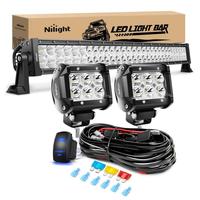 32Inch 180W Light +2Pcs 18W LED Pods +Wiring Har