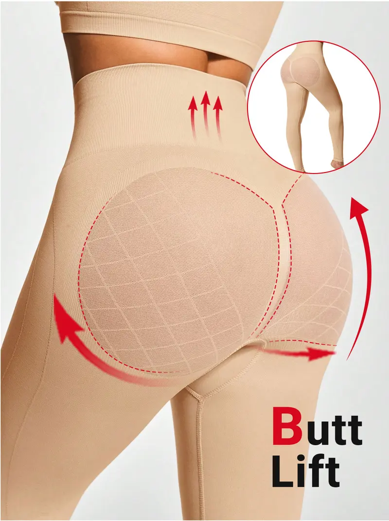 Product Introduction of VVL Women's Yoga Leggings High-Waist Seamless Regular-Length Pants Comfortable Casual Sportswear Basic Style for Everyday Wear 8