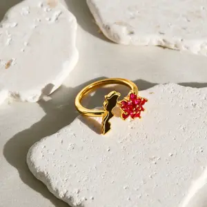 Morocco Watan Ring - Represent your (homeland) with meaningful jewelry that carries the love and nostalgia of your country.