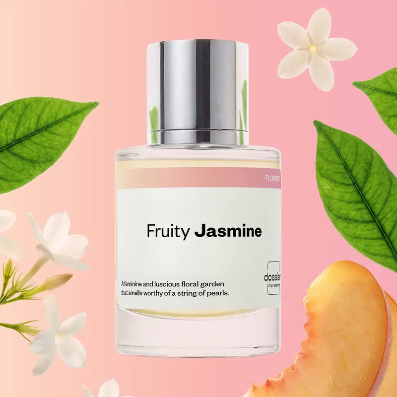 Fruity Jasmine, Dossier, Women, 50ml, Eau De Parfum, Jasmine, Mandarin, Ylang Ylang, Champaca, Peach, Green Leaves, Sandalwood, Plum, Musk