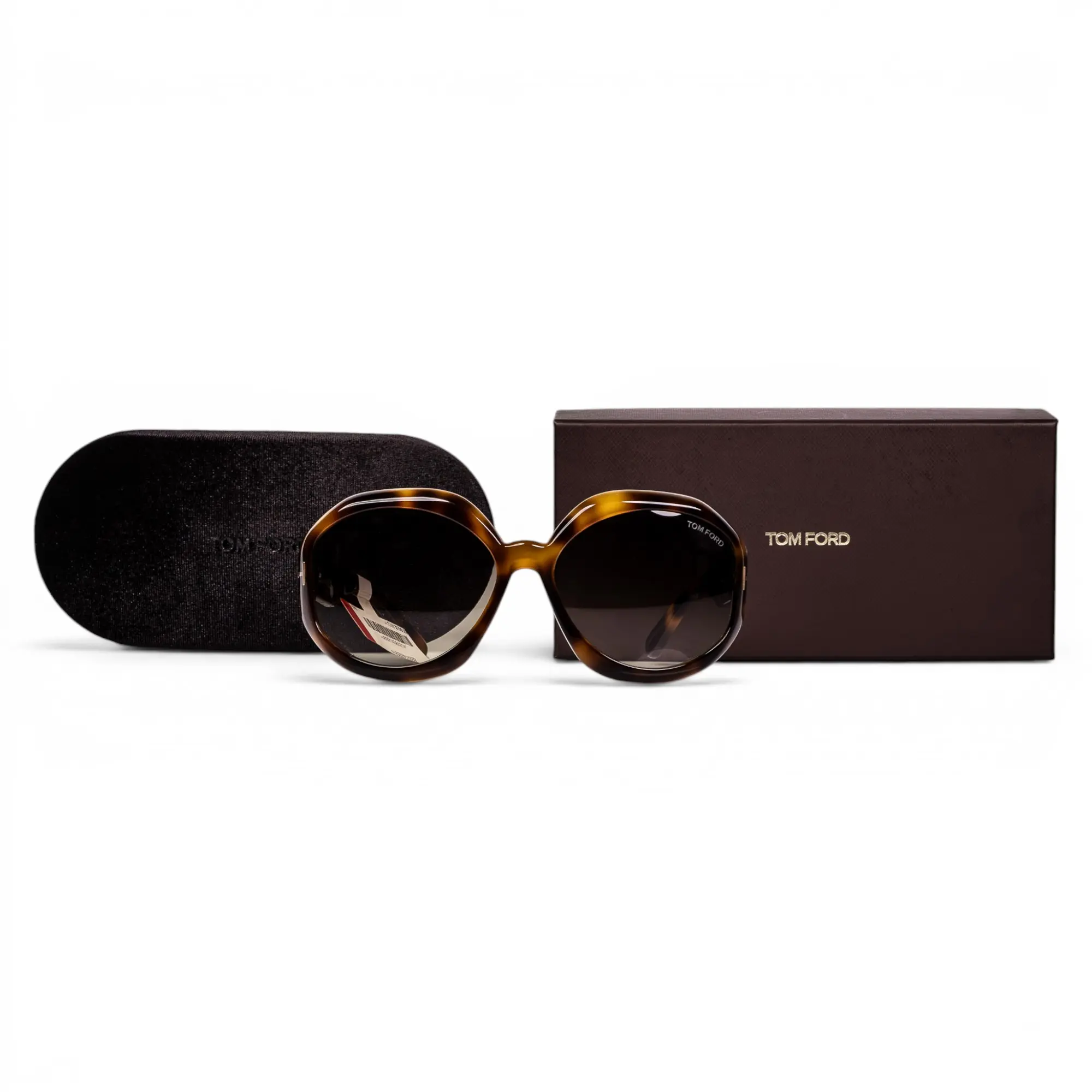 Pre-owned Georgia Brown Tortoise Sunglasses E26072653