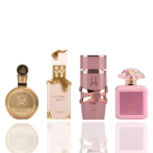 Fakhar Lattafa Extrait + Eclaire + Yara Elixir + Shams Al Emarat Pink Blush --- 4 piece bundle