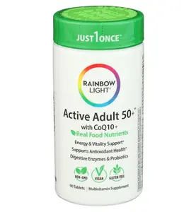 BIG SALE 2026!!!  Rainbow Light Adult Multivitamin, Vitamins C & Zinc, B Complex & Choline, Calcium & Vitamin D Supports Bone Health, Energy & Immune Support, Non-GMO, Vegetarian, 90 Tablets