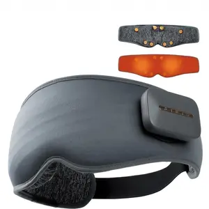 ZenCave Acupoint Eye Massager – Shiatsu Massage Vibration with Heat, Air Compression & Bluetooth Musi, Relieves Eye Strain, Migraines, Dark Circles & Dry Eyes, Smart Rechargeable Eye Mask for Sleep & Stress Relief, Perfect Gift for Women & Men