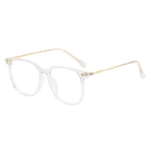 Lyrasses 2.0Upgraded version Black Square Glasses | Anti-Blue Light & Photochromic | TR90 Ultra Light Unisex Fashion Frames | Trendy Daily Accessory & Ideal Gift | High Quality Eyewear with Blue Light Blocking