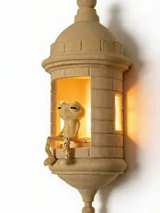 Modern Coquí Wall Lantern with Gentle 7-Color LED for Puerto Rican Homes Apartments & Dorm Rooms Create Calm Night Ambiance & Memory-Filled Spaces