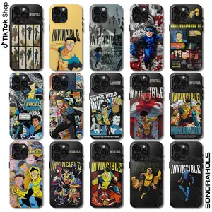 Season 4 Invincible Phone Case Mark Grayson Tough Comic Superhero iPhone Case for 17-11 Series
