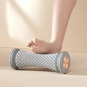 Foot Massage Roller with Speed Control, Textured Deep Tissue Design, Compact Human Curve Shape, Durable Plastic, Lightweight Portable Massage Device, Body Care