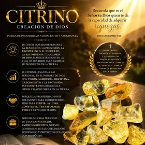 Piedra preciosa de Citrino paquete por 4 piedras