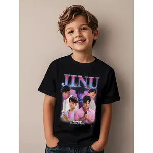 kpop-inspired Funny Awesome Graphic Kid T-Shirt Casual Kid T Shirts Trendy Cool Tops Tees for Kid