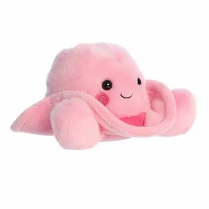 Palm Pals Adorable Sally Pink Cowgirl Hat 5 inch Mini Soft Plush Collectable Stuffed Animal