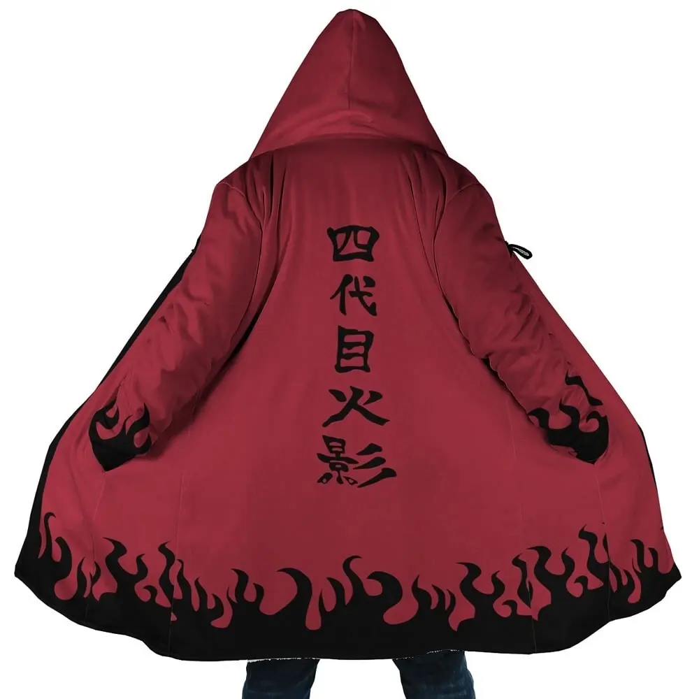 Namakaze Shinobi Fleece Hooded Cloak Coat Unique & Stylish Fantasy Apparel