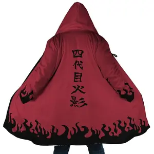 Namakaze Shinobi Fleece Hooded Cloak Coat Unique & Stylish Fantasy Apparel