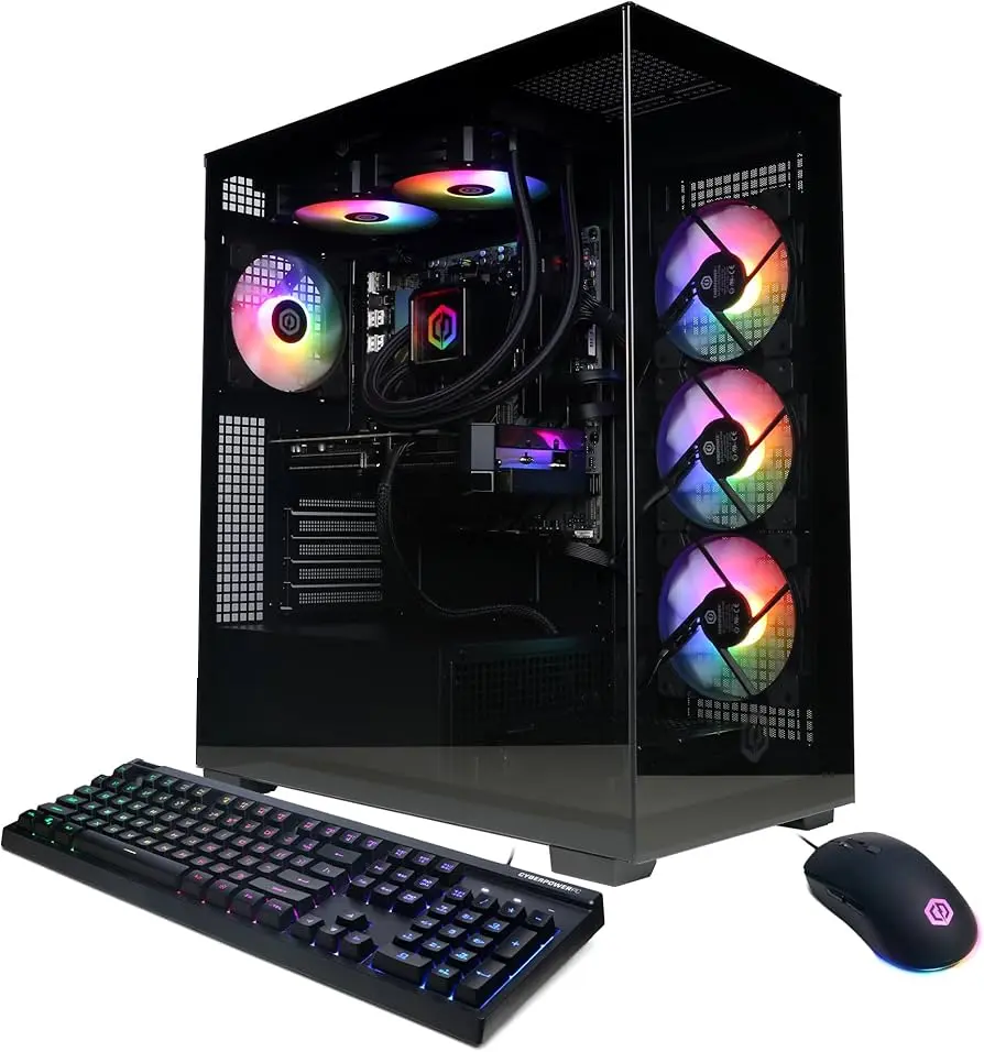 Gaming PC, AMD Ryzen 9 9900X, GeForce RTX 5070 12GB