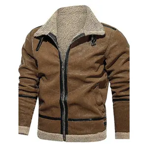 Bmuvlss Men'S Plus Size Thick Winter Coat with Long Faux Fur Collar - Full-Zip Warm Jacket, Loose Fit Heavyweight Nylon Lining, Brown/ Color Block & Ethnic Pattern, Casual & Formal Outerwear for Cold Weather (Full-Zip Closure, Pockets)