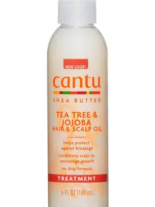 Cantu Shea Butter Tea Tree & Jojoba Hair & Scalp Oil 6 Ounce