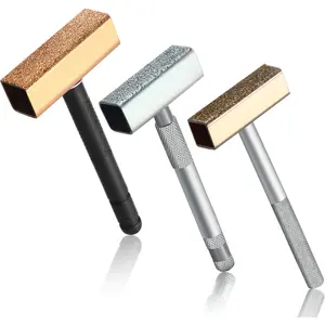 3 Pieces Grinding Wheel Dresser Diamond Grinding Wheel Stone Dresser Tool with Flat Mudder