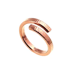 3.5mm Chased Copper Bypass Ring