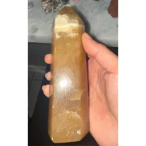 XL Fat Orange/honey Calcite Tower 🍯
