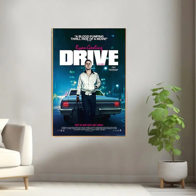 Drive Movie Poster,  Room Bedroom Docor,Fan Gift
