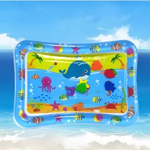 Summer Eco-Friendly PVC Inflatable Water Mat, Durable Scratch-Resistant Cat Dog Play Bed, Pet Activity Toy, Specialized Splash Pad