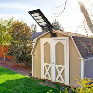 LANGY 200W solar street lights 20000 lumens for backyard,parking lots