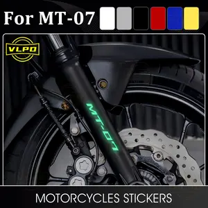VLPD Waterproof Motorcycle Sticker, Suitable for Yamaha MT-07 (2014-2025) - Durable Sticker with Strong MT-07 Logo, Red and Black Design, Easy To Peel and Stick, Motorcycle Accessories, Stylish Motorcycle Design, High-quality Adhesive