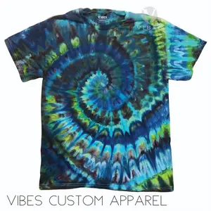 Deep Seas Tie Dye Ice Dye Unisex T-Shirt